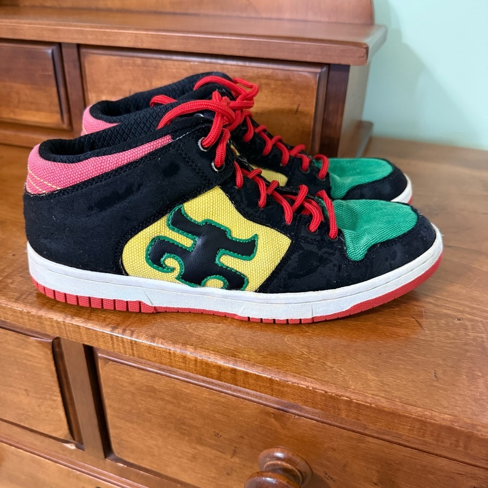 Ipath vintage Men's Grasshopper XT skatebosrd Sneaker, Rasta size 8.5 rare shoes